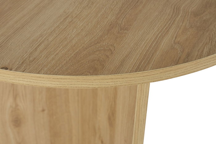 Hannah Home Mesa de comedor extensible de roble Cádiz, tablero de partículas con melamina, 180x75x90 cm, capacidad de carga 70 kg